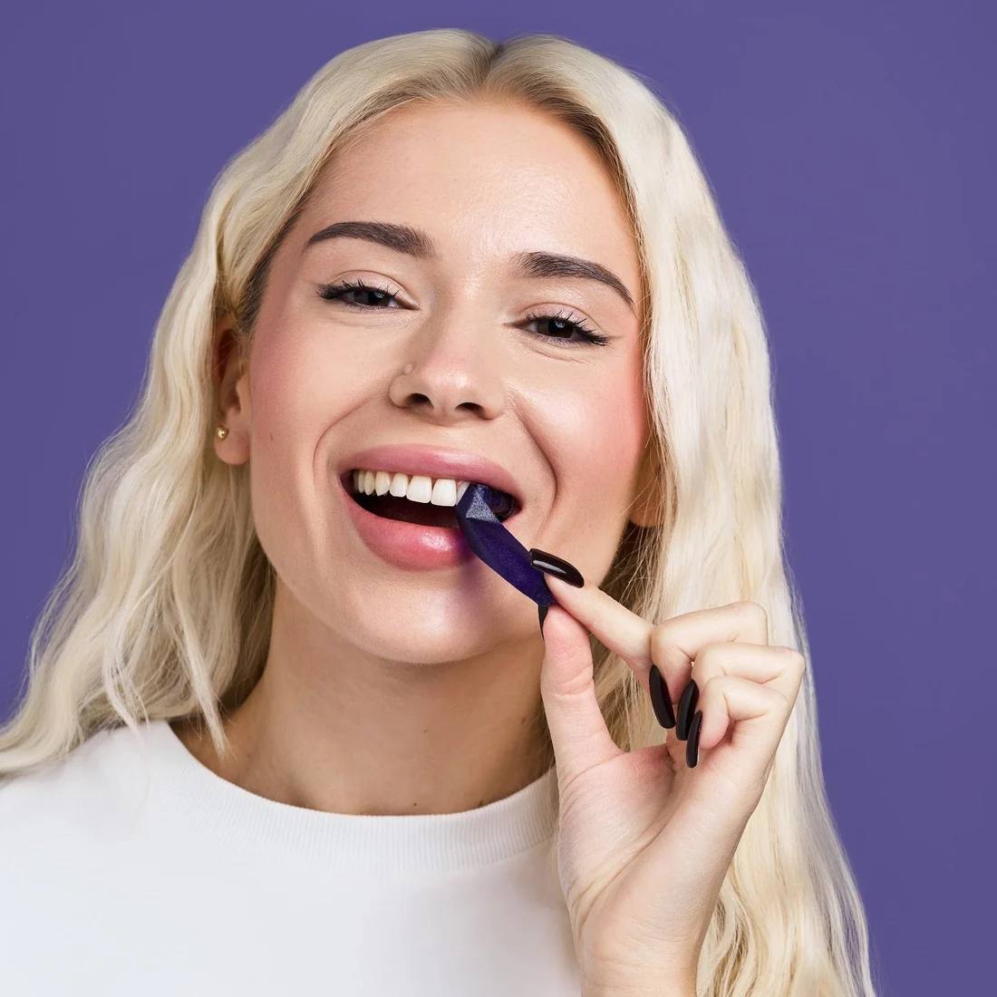 Persona sonriendo con confianza